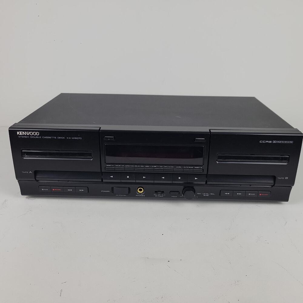 Kenwood KX-W6070 Stereo Cassette Deck.